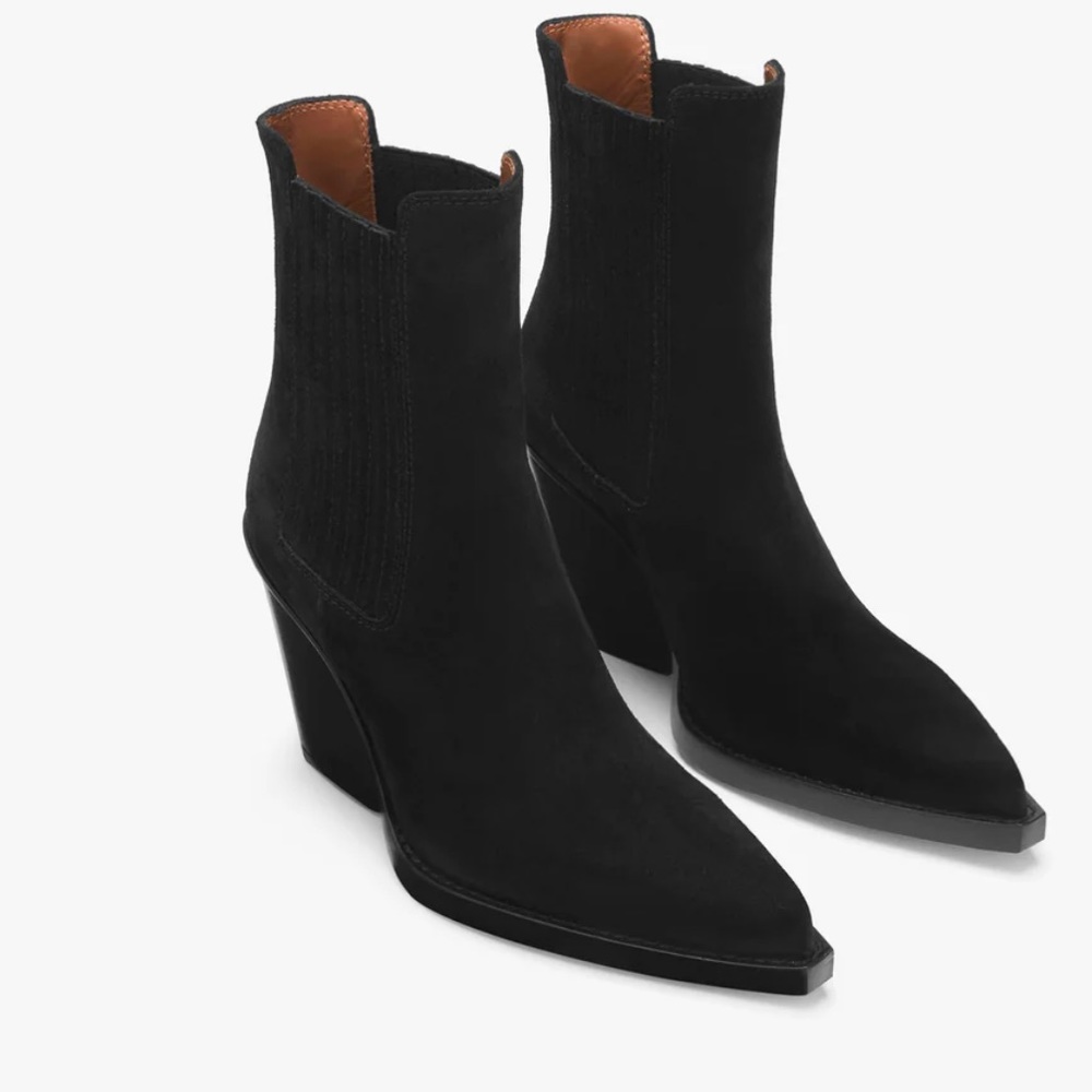 Paris Texas black suede Dallas Ankle Boot. US10/EU40. NWT. $795 retail